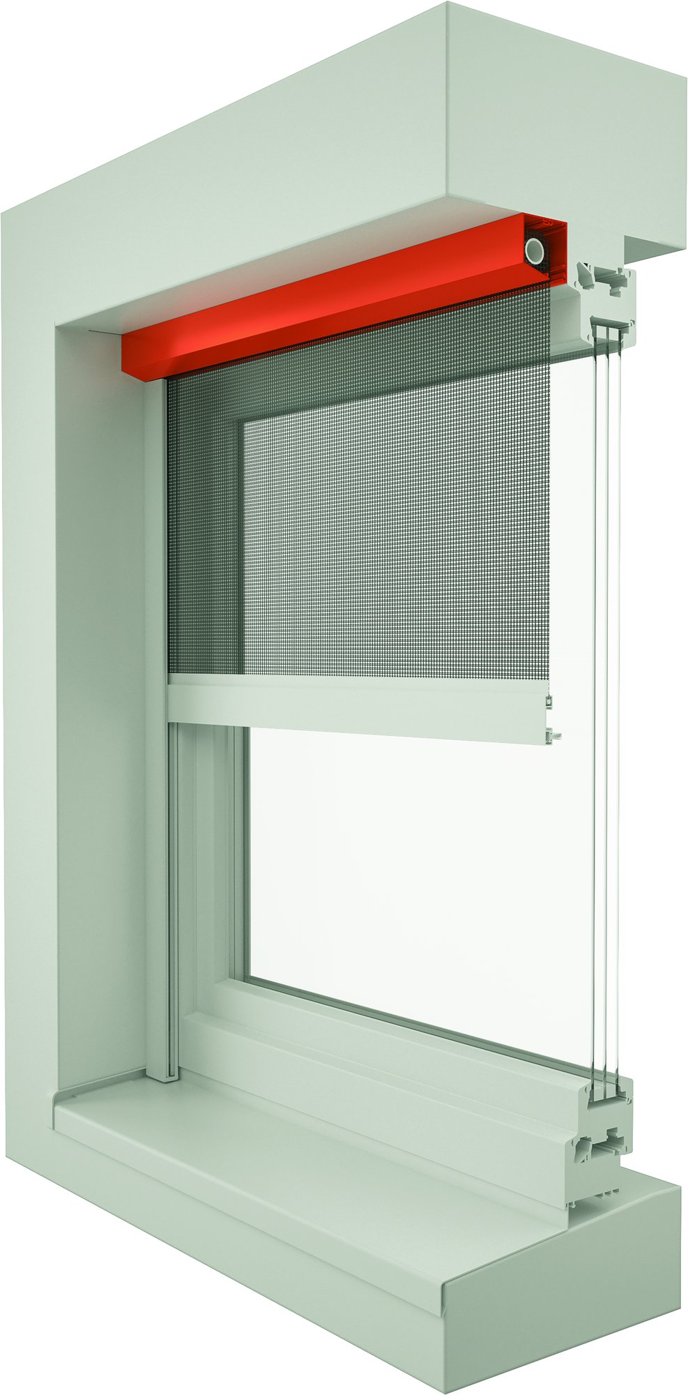 Insektenschutz-Rollo (Kasten eckig)