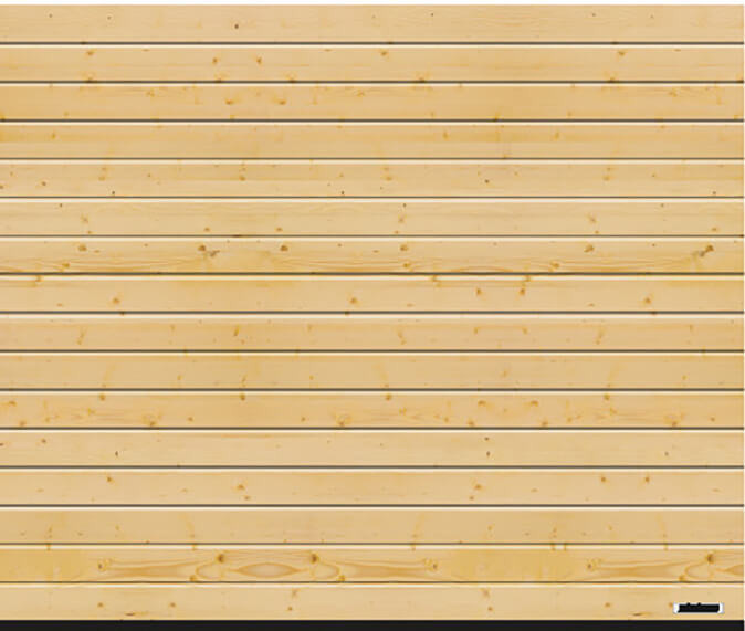 Sektionaltor - Massivholz