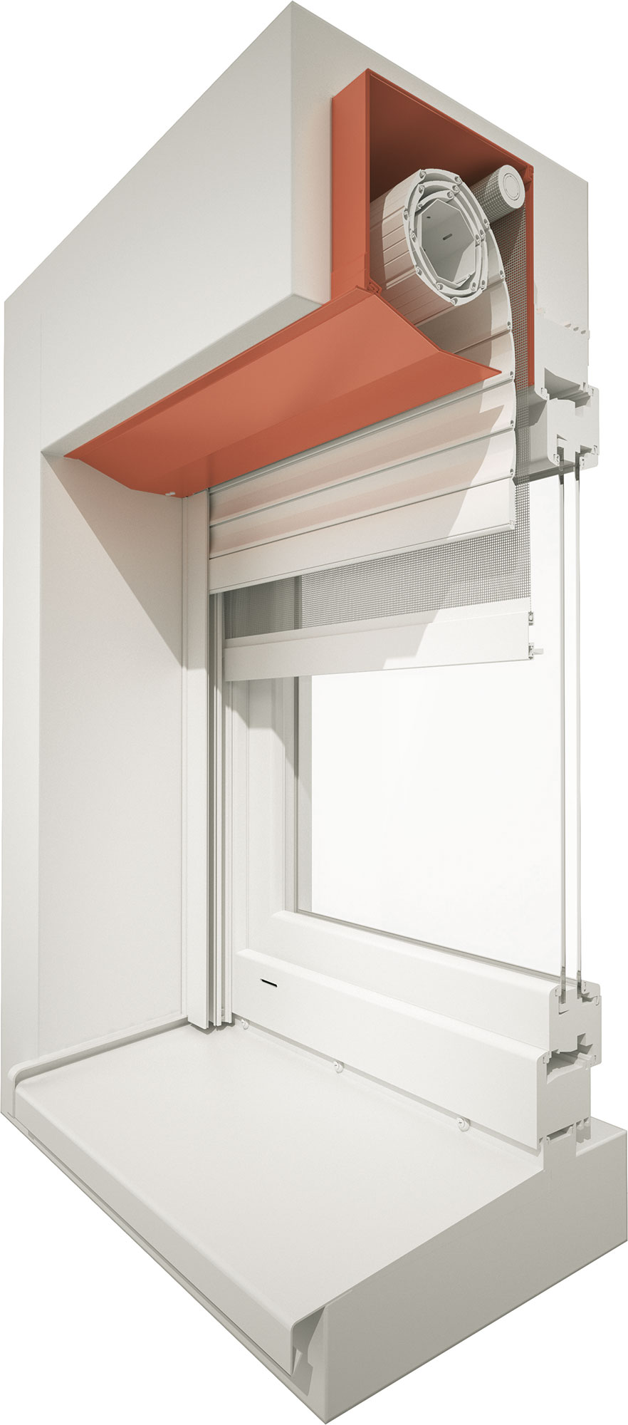 Einputzrollläden stranggepresst, Putzträger 20°/Putzträger 90° (M 317,  KM 317)