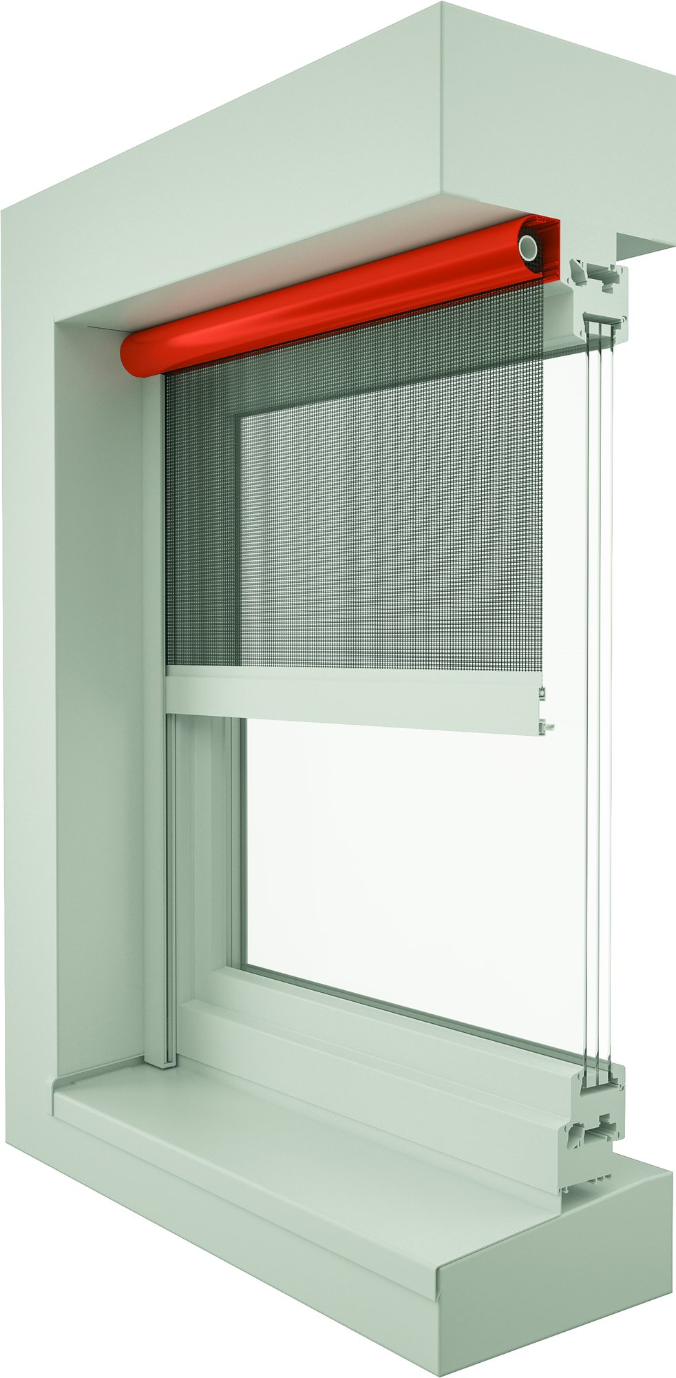 Insektenschutz-Rollo (Kasten rund)