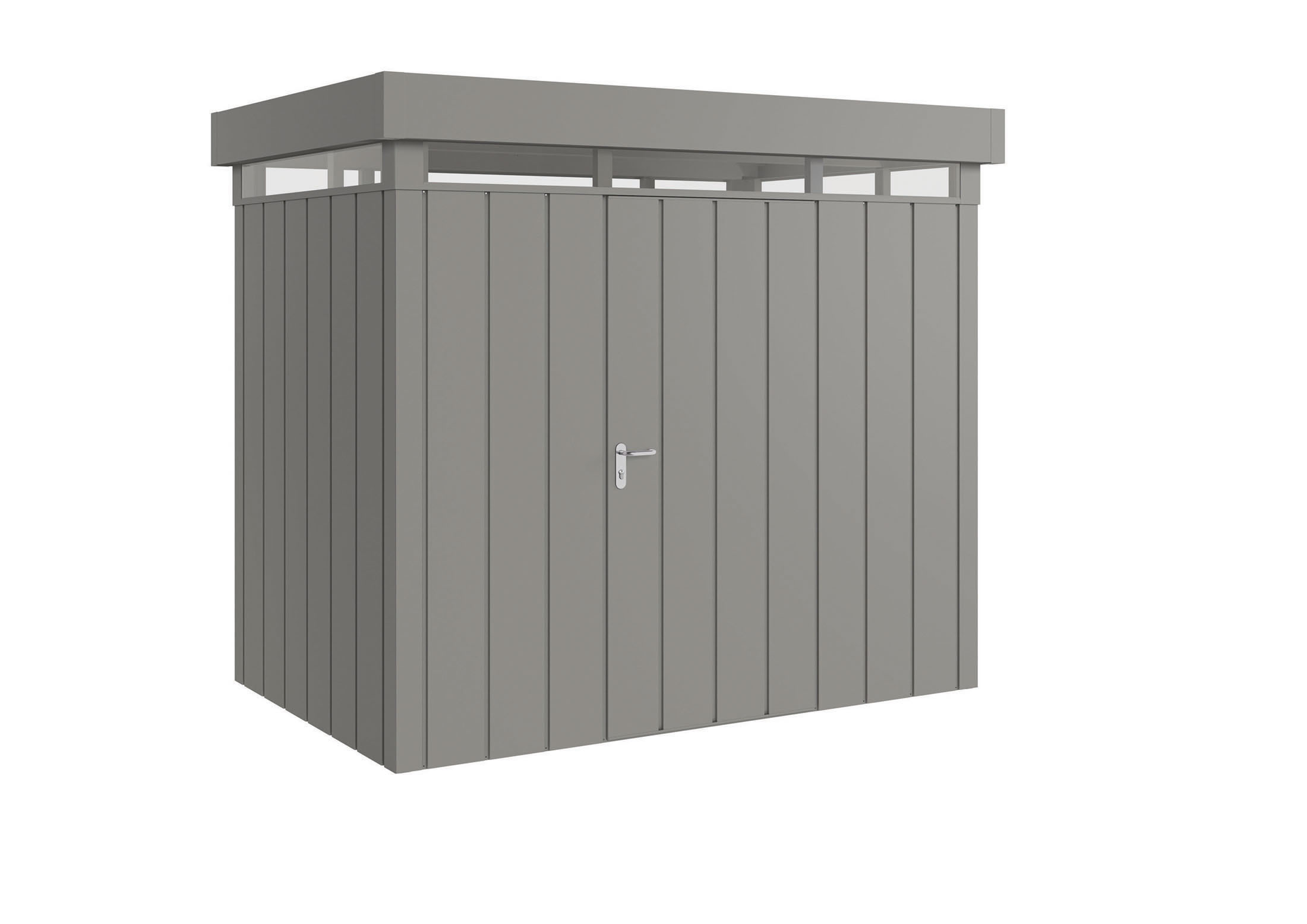 Basic Gerätehaus BFDL 8, Trend, Flachdach Motiv Trend